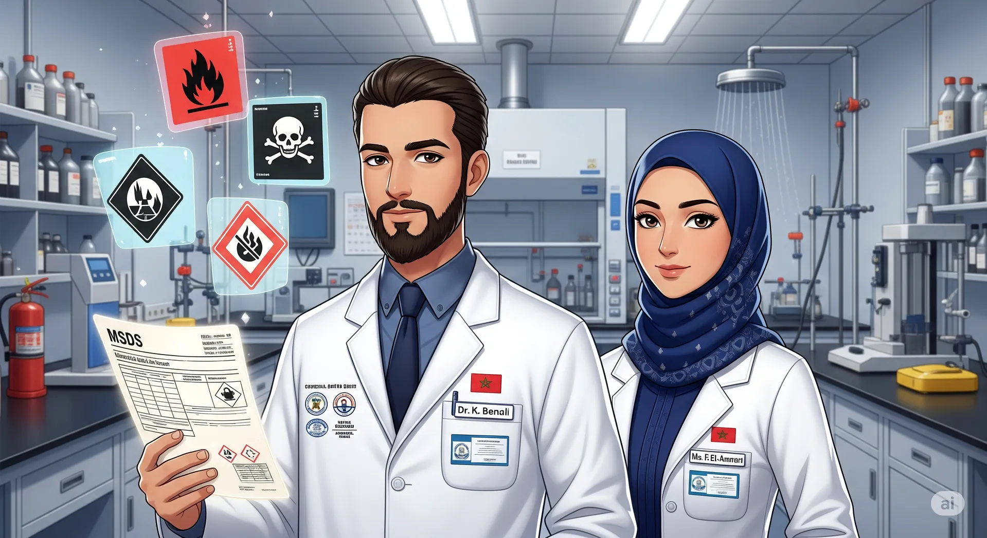 Read more about the article الدليل الشامل لصحيفة بيانات سلامة المادة (MSDS/SDS)
