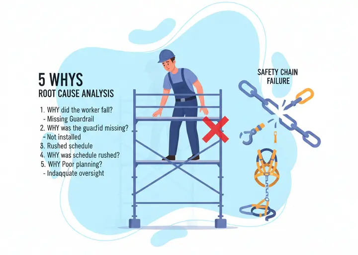 You are currently viewing سقوط قاتل من السقالات: تحليل الأسباب الجذرية لمنع تكرار المأساة