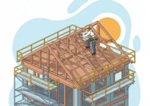 Read more about the article تحليل حادث سقوط عامل من علو: أخطاء قاتلة في نجارة الأسقف وحلول السلامة