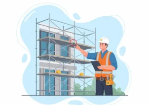 Read more about the article 5 خطوات أساسية لفحص سلامة سقالات واجهات المباني (دليل شامل)